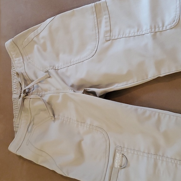 Womans Cherokee Khaki Scrub Cargo Pant, Size XS Petite - Picture 1 of 7